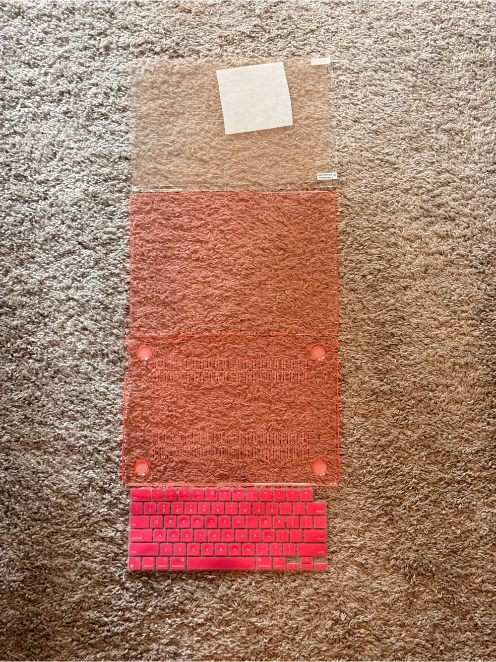 MacBook Laptop Case with Keyboard Cover and Screen Protector 13” A3449